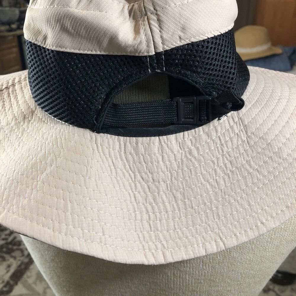 GUODING tan Boonie Hat - Nylon mesh Sun Brim Bill Safari Style Outdoor Layer - Picture 5 of 16